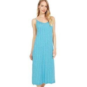 Roxy Blue Striped Sleeveless Dress
